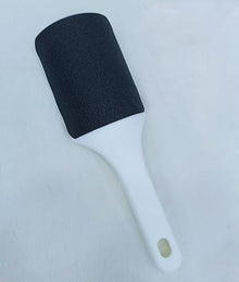 pedicure foot filer 2 side of surface plastic handle (White)