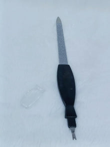 Professional 2-in-1 Nail Filer and Cuticle Tool