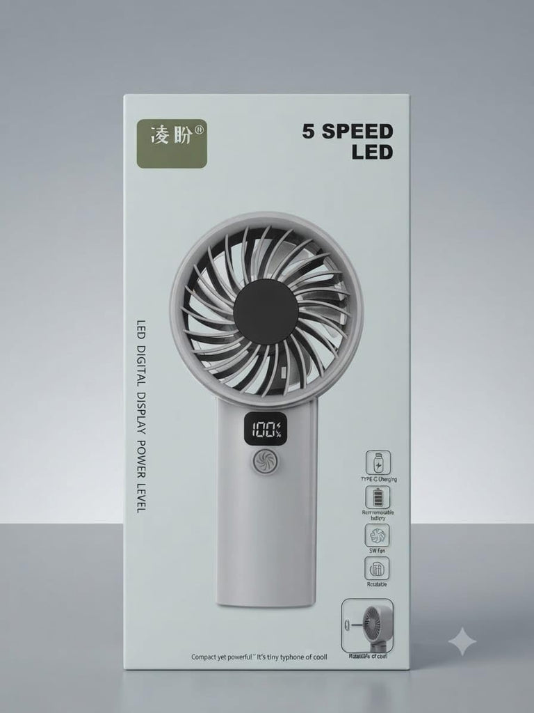 USB Mini Fan (Model No. LP619) – Cool Comfort in a Compact Design