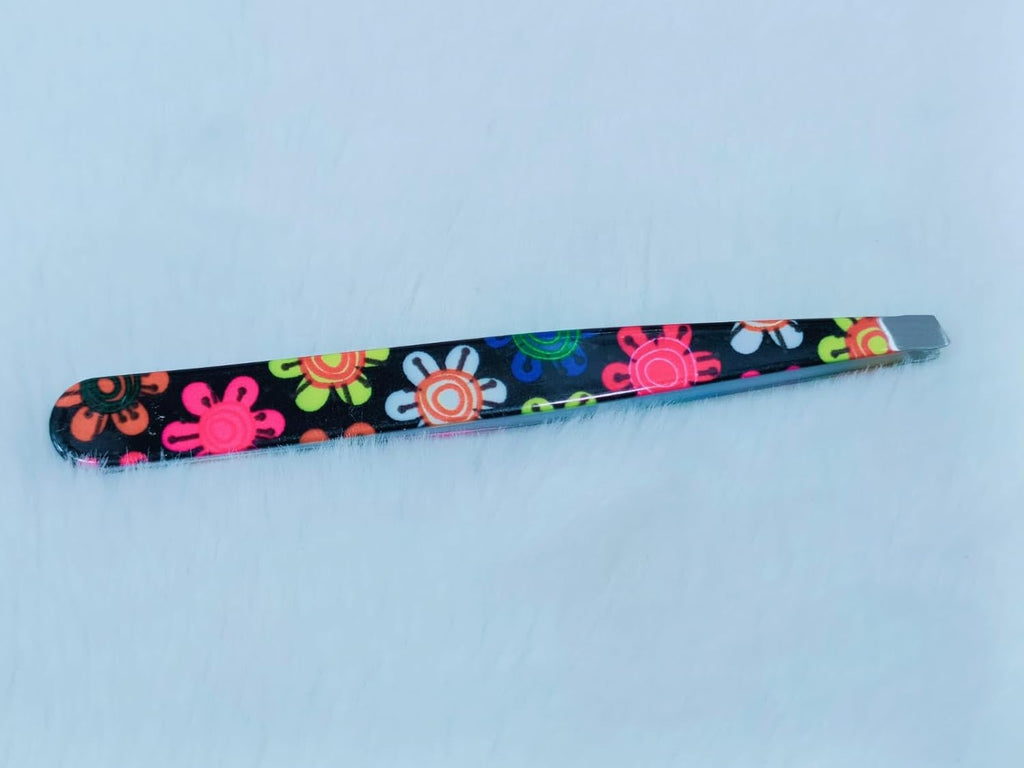Tweezers For Eyebrows, Professional Slant Tip Tweezer