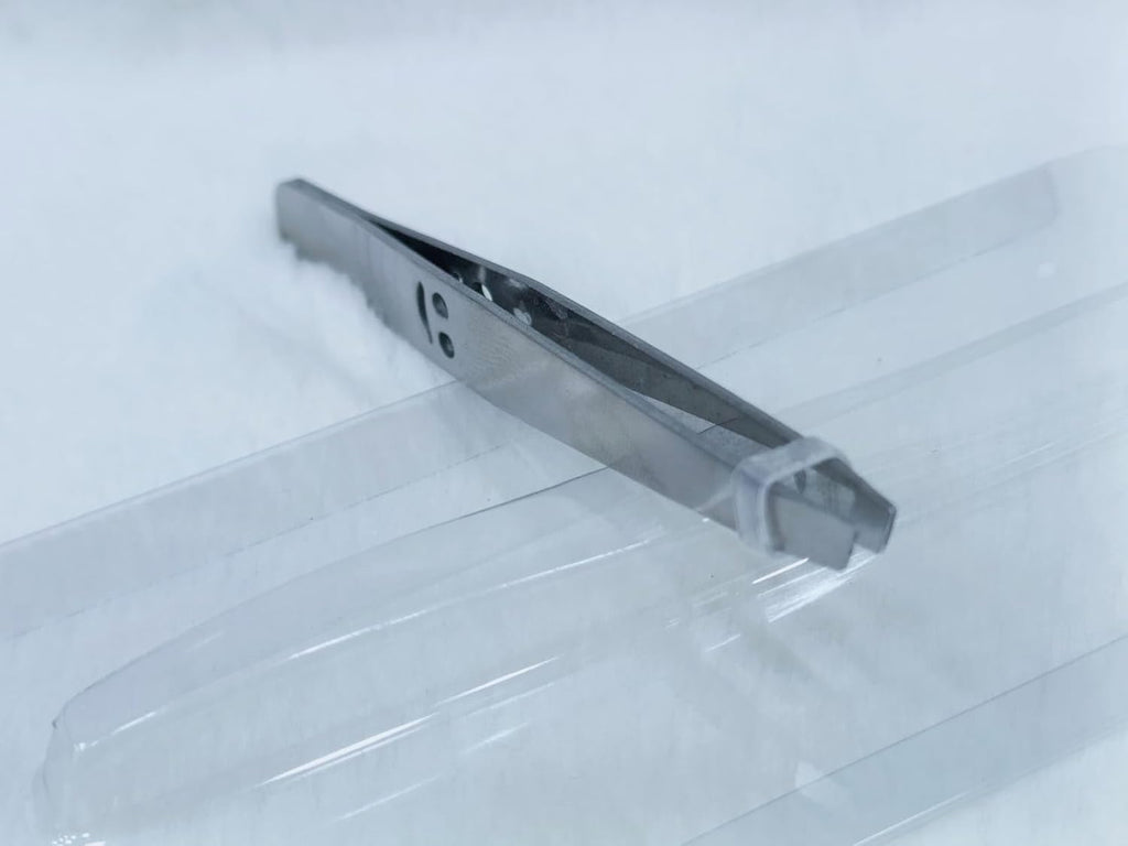 Eyebrow Tweezers – Stainless Steel Inclined Tip Facial Hair Removal Clip