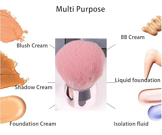 Makeup Blush Brush – Travel Size Face Powder & Foundation Brush