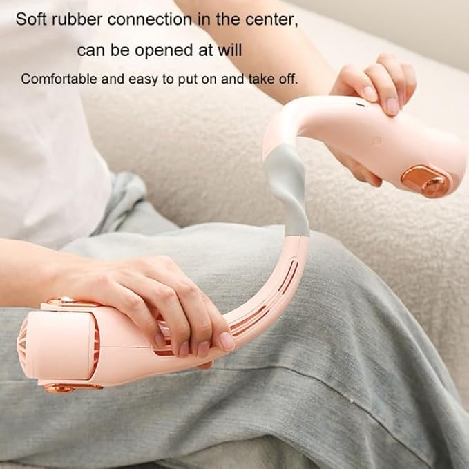 Portable Handheld NECK FAN for Men and Women with USB Charging