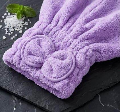 Microfiber Fabric Hair Towel Wrap – Quick Dry Hair Care Essential