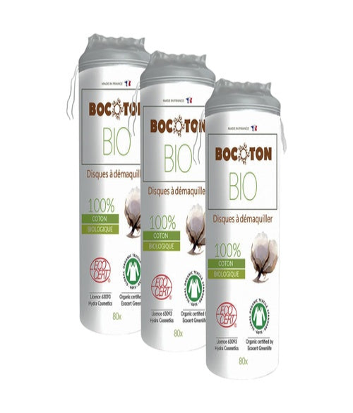 Bocoton 100% Organic Bio Cotton Pads For Make Up 80X