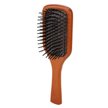 Wooden Paddle Brush, Ergonomic Paddle Hair Brush Prevent Slipping Comfortable with Handle for Women