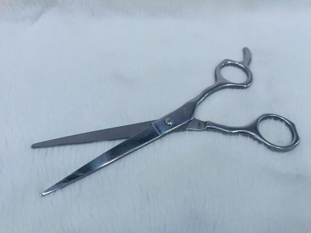 Hair Cutting Scissor Silver Line Stainless Steel Professional
