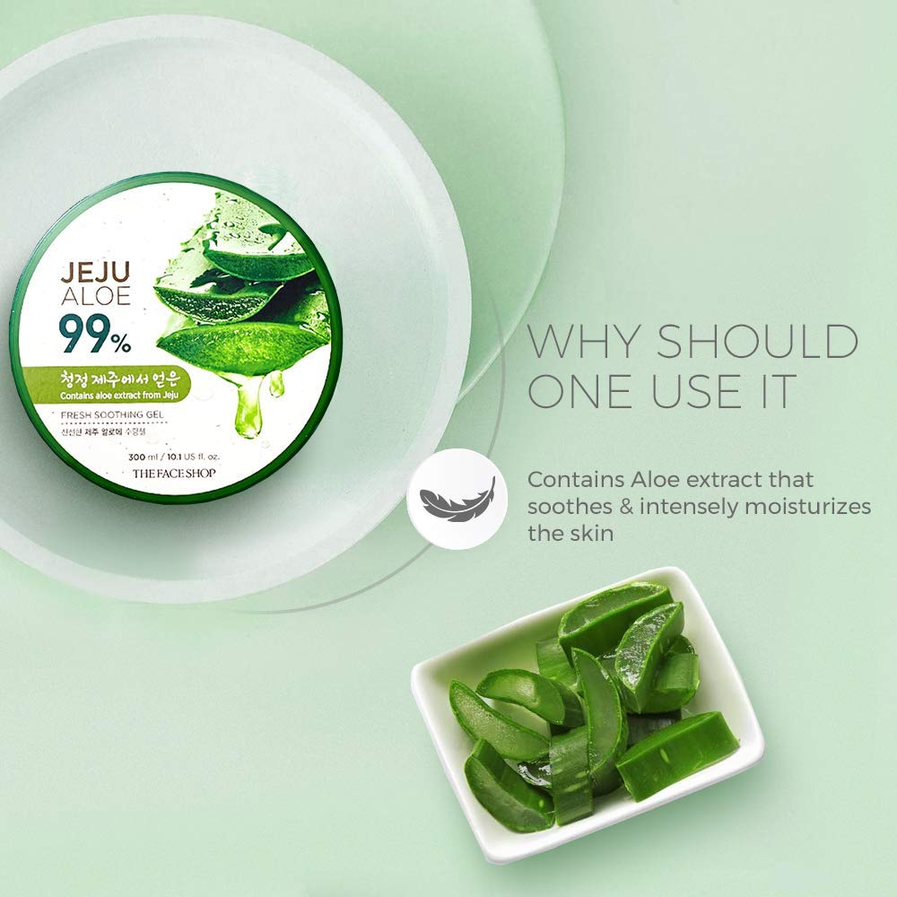 The Face Shop Pure Aloe Vera Gel (300ml)