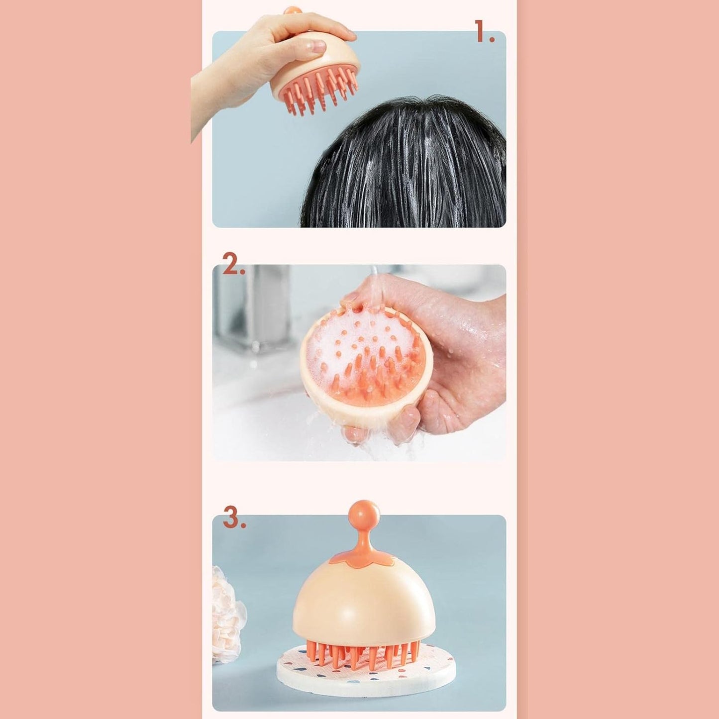 Scalp Care Soft Dandruff Brush