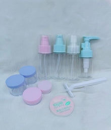 11 Pcs Travel Bottle Set – Leak Proof & Refillable Toiletry Kit for Shampoo, Lotion & Liquids – BPA-Free Plastic