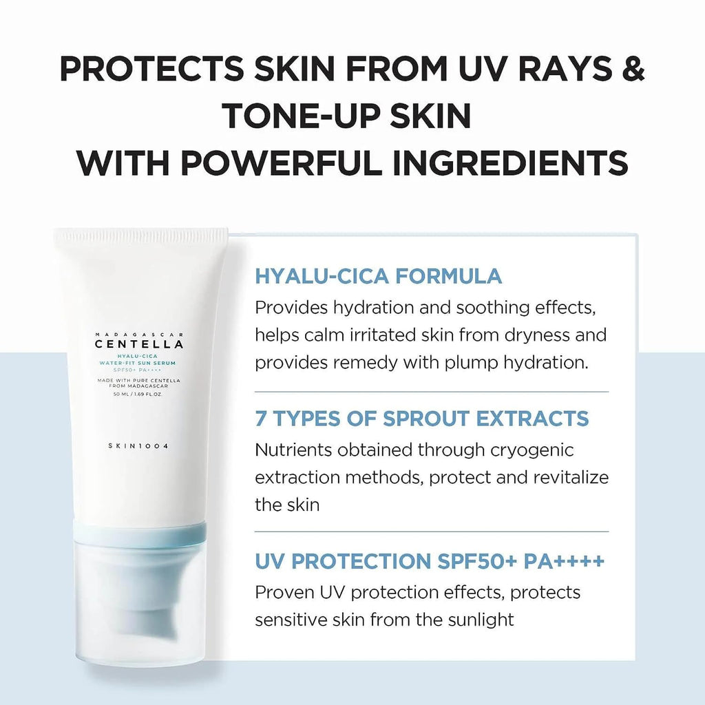 SKIN1004 Hyalu-Cica Water-Fit Sun Serum SPF 50 PA++++ 50ml