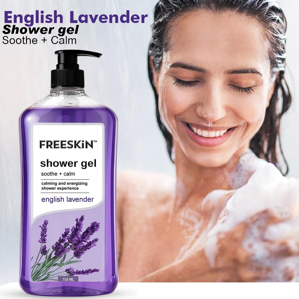 Freeskin English Lavender Shower Gel 750ML
