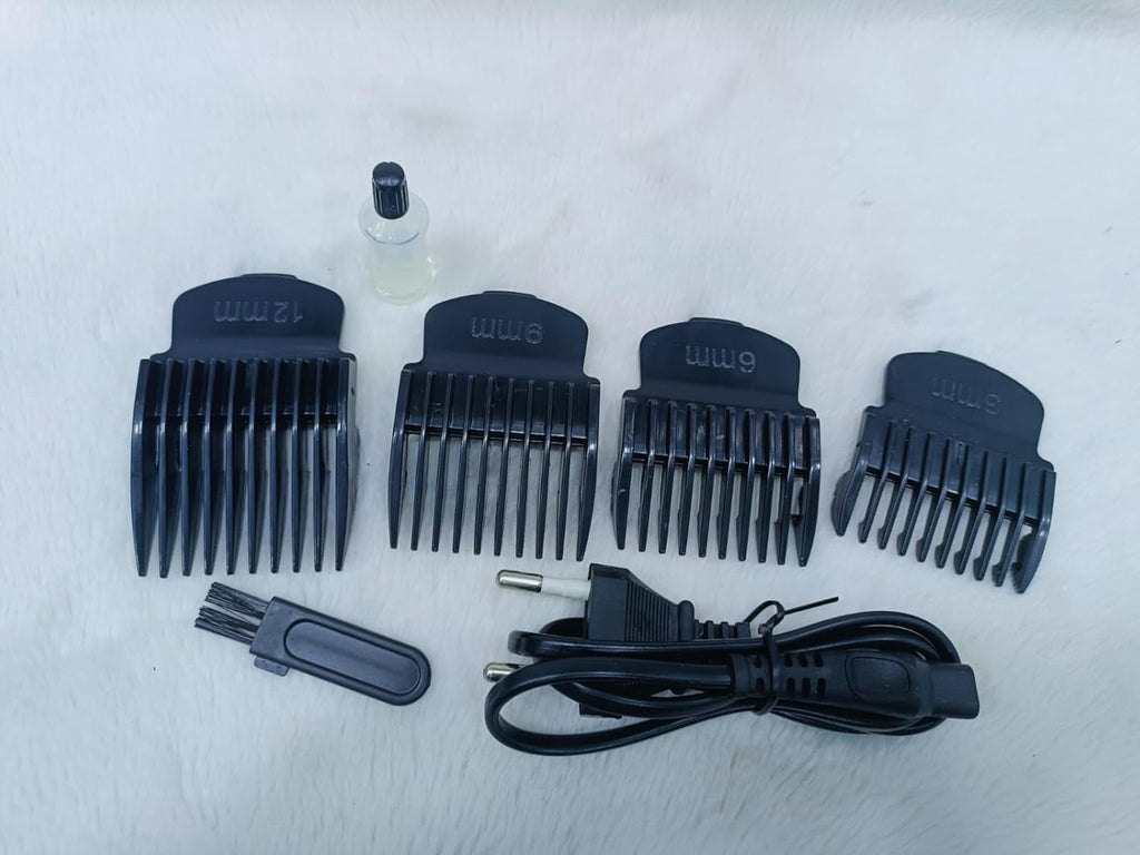 Professional Rechargeable Electric Men’s Hair Clipper & Trimmer (KM - 7055)