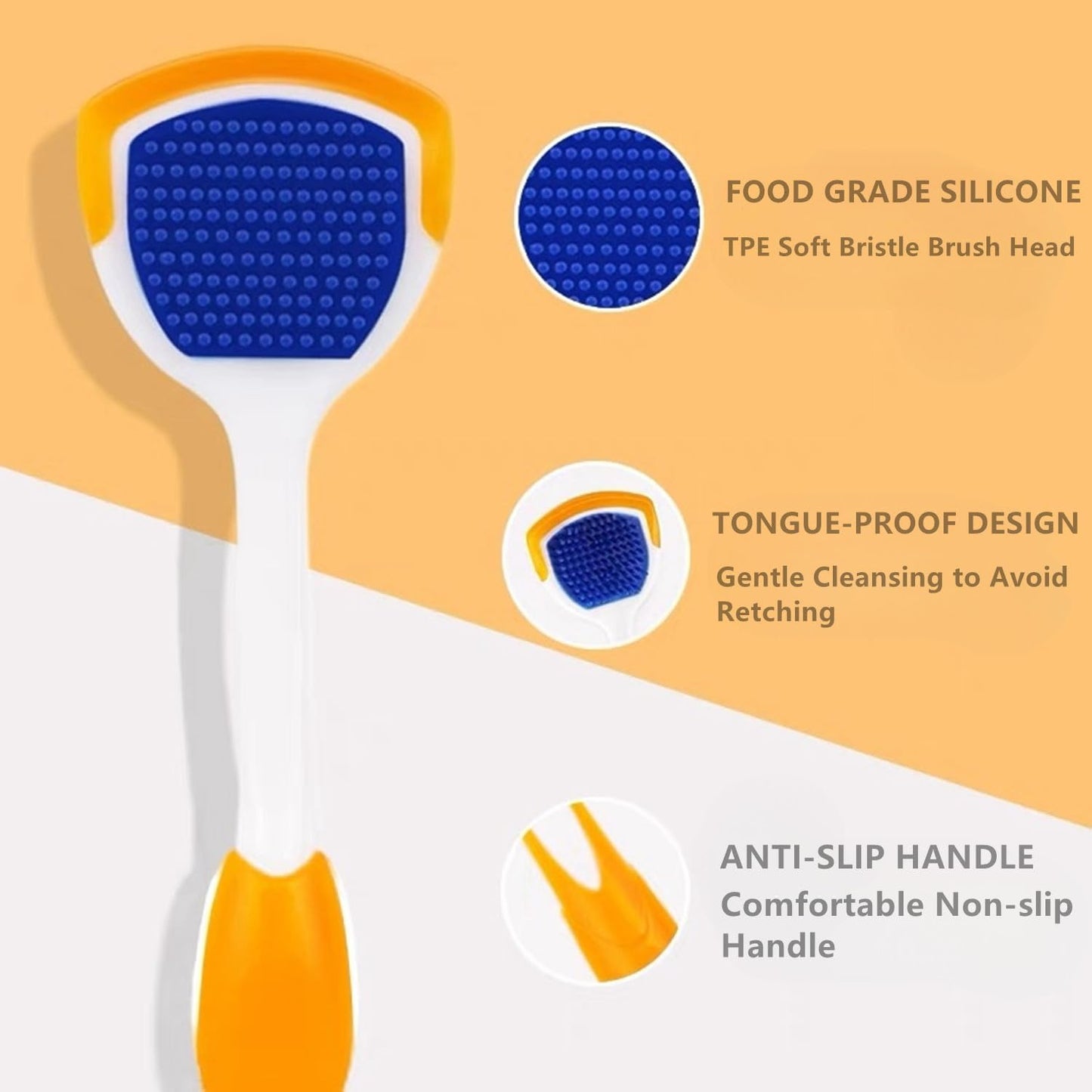 Tongue Scraper & Tongue Brush