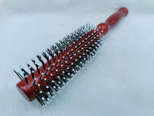 Round Styling Hair Brush with Wooden Handle – Smooth & Salon Finish