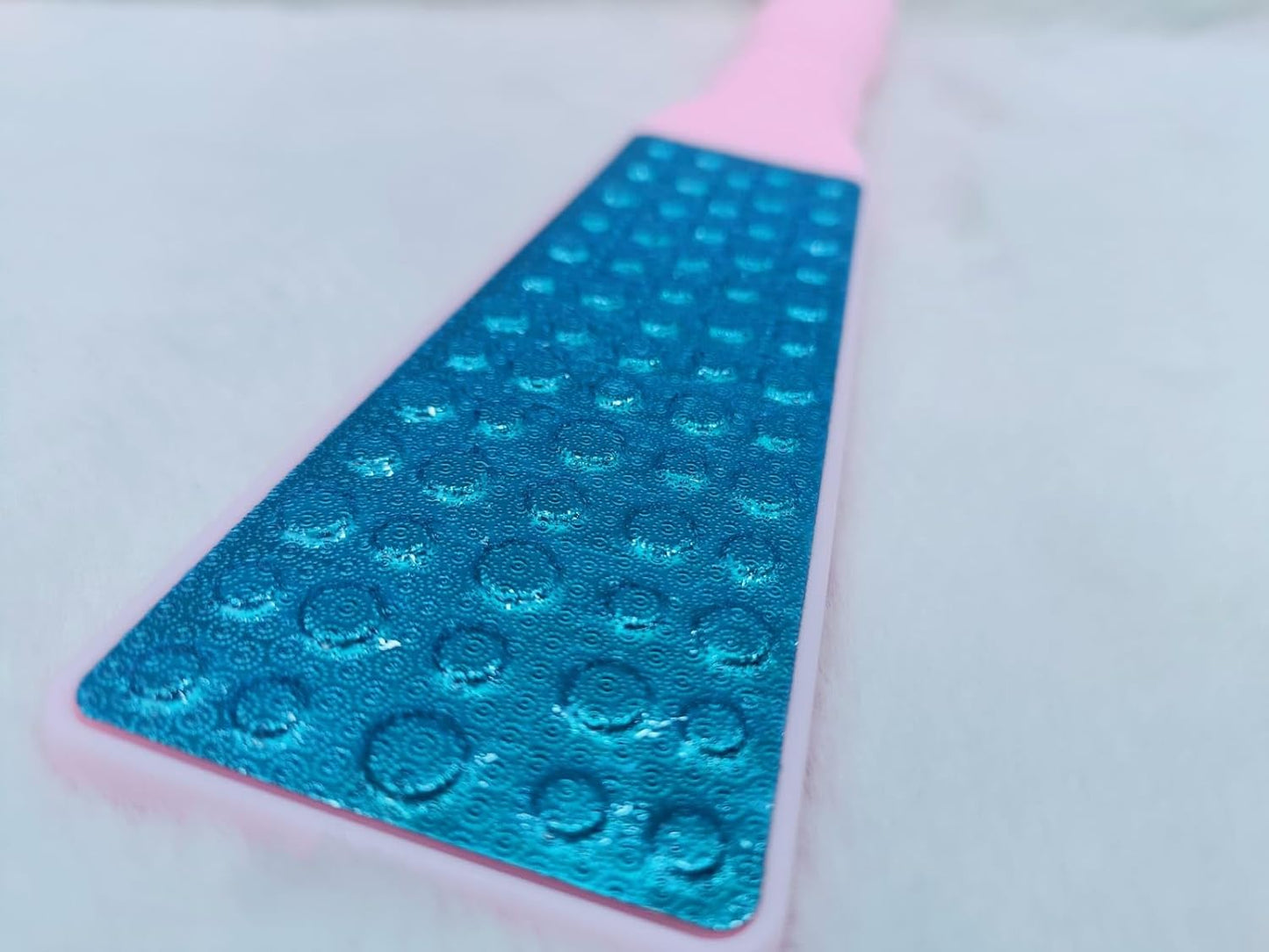 2 Side Steel Foot Scrubber with Plastic Handle – Professional Foot Care Tool