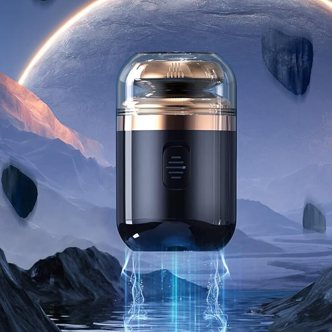 Mini Portable Electric Shaver: USB Rechargeable Painless Mustache Trimmer for Men