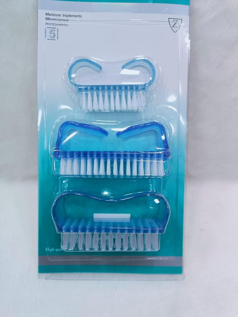 Fingernail Brush for Nail Cleaning and Scrubbing – Set of 3