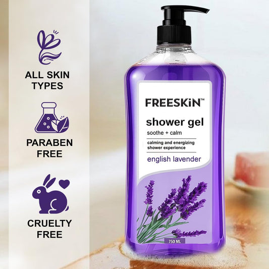 Freeskin English Lavender Shower Gel 750ML