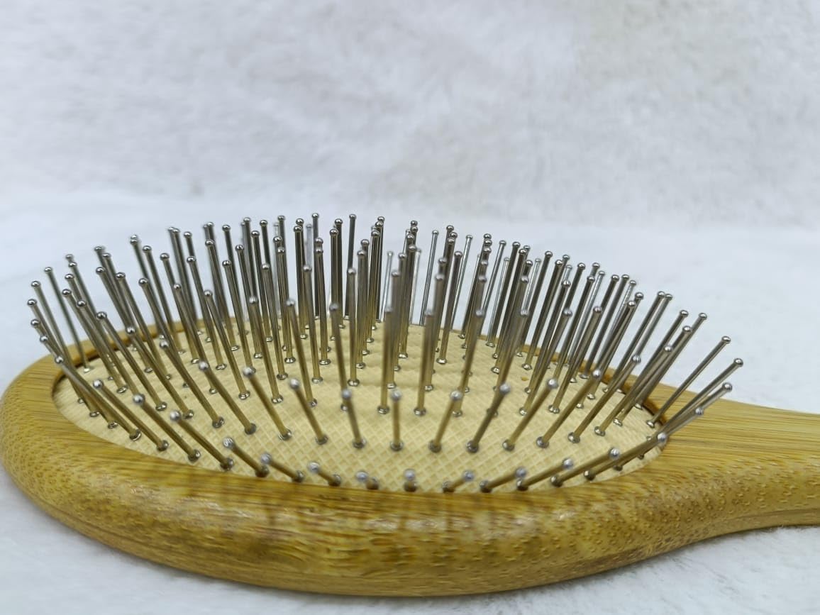 Wooden Paddle Hair Brush Detangling Hairbrush Scalp Massage Brush for Women