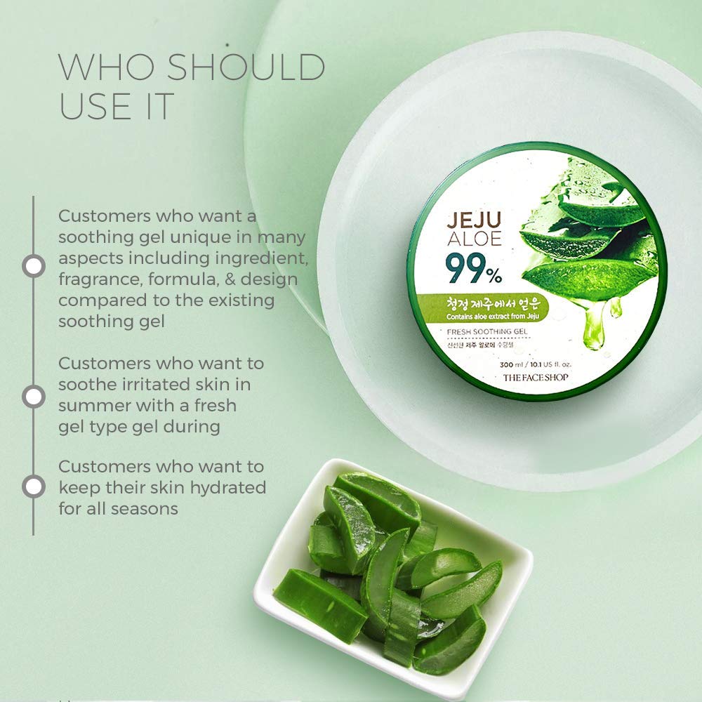 The Face Shop Pure Aloe Vera Gel (300ml)