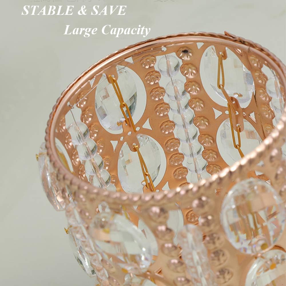 Makeup Brush Holder, Pencil Cup Holder, Crystal Makeup Organizer