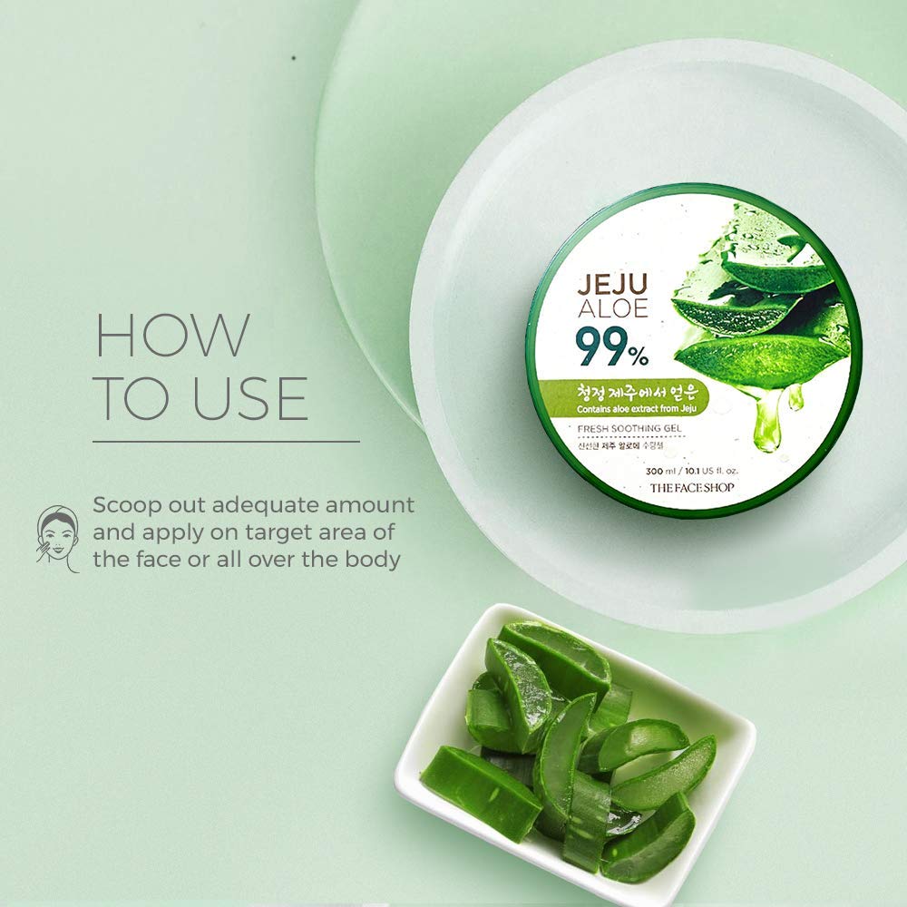 The Face Shop Pure Aloe Vera Gel (300ml)