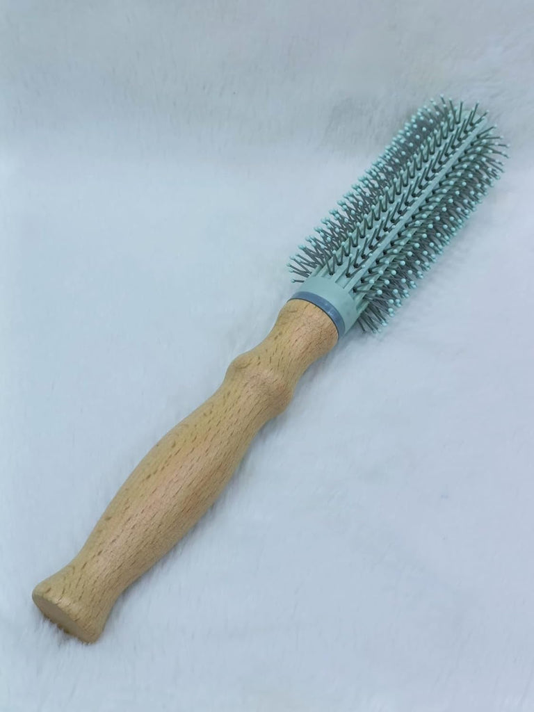 Styling Round Hair Brush with Wooden Handle Use men And Women