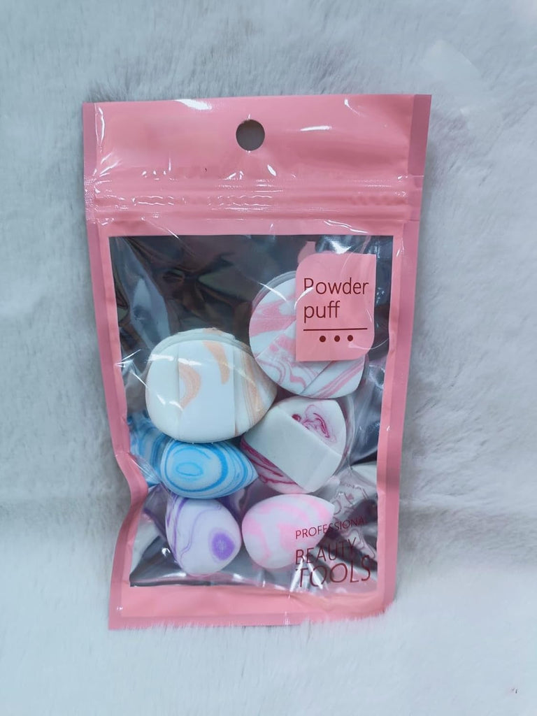Mini Blender & Mini Finger Puff (Pack of 6) – Daily Makeup Essential for Women