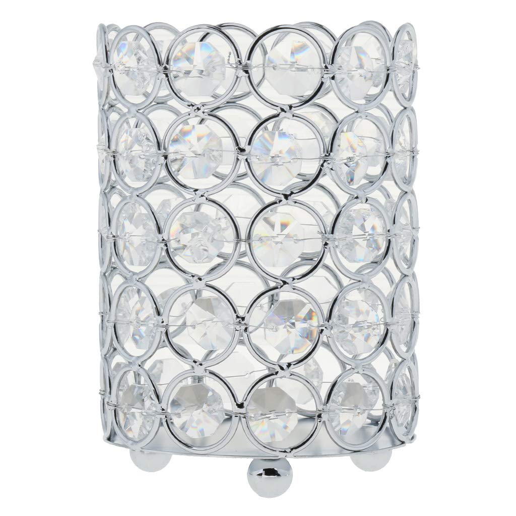 Crystal Hollow Wedding Party Candle Holder Lamp Light Home Decoration (NO.07)