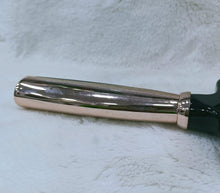 Paddle Hairbrush with Metallic Handle!