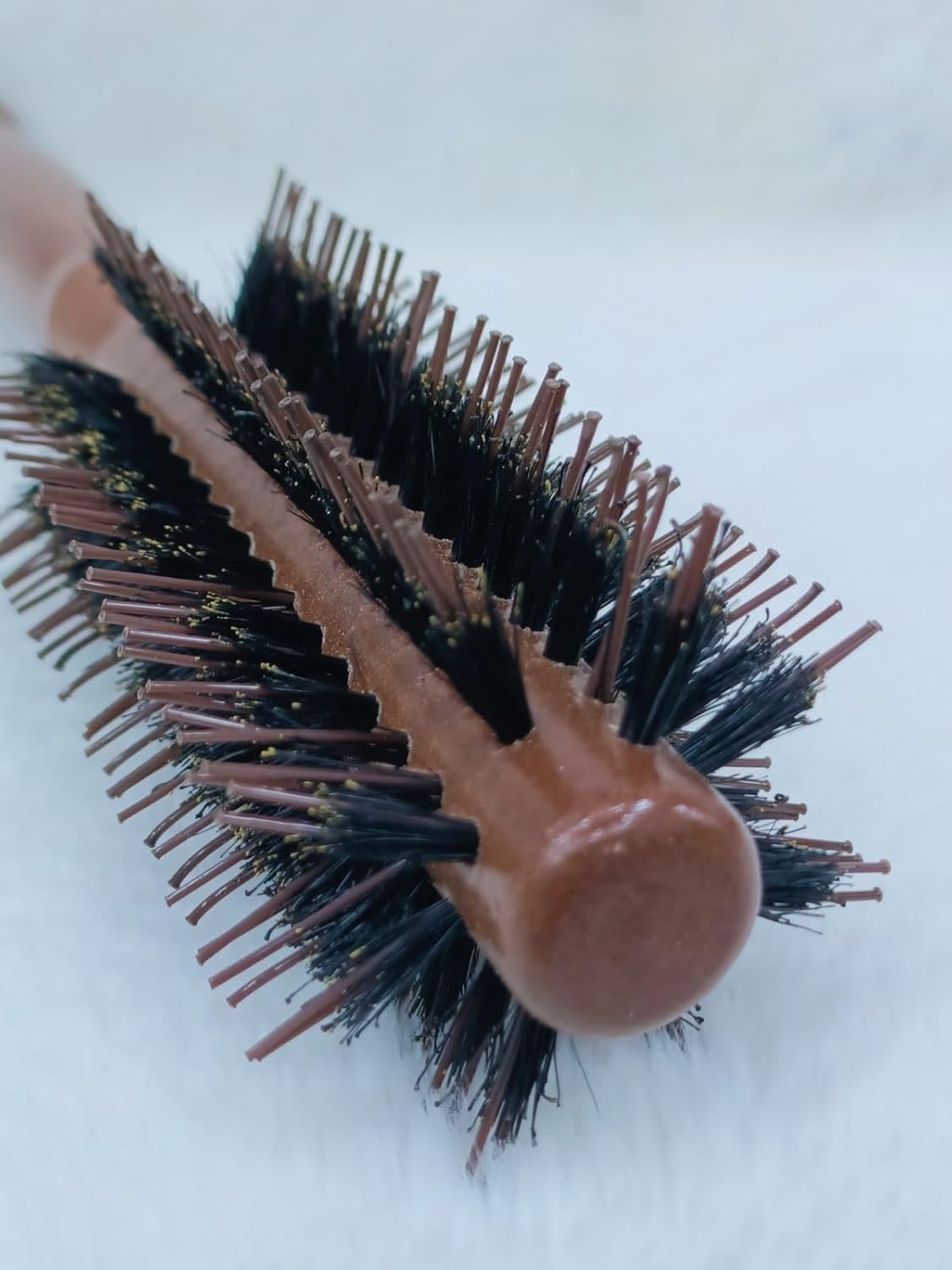 Round Hair Brush Wooden Handle Styling Brush