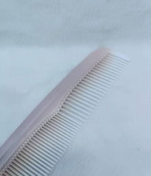 Plastic White Hair Comb