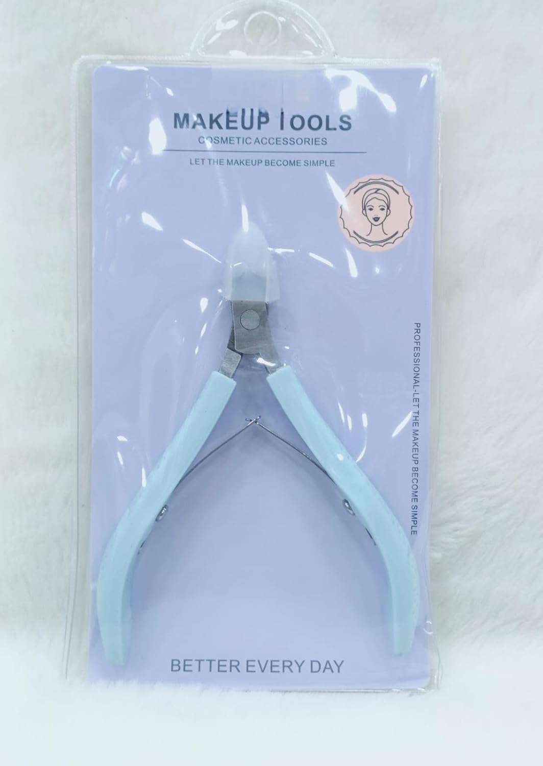 Cuticle Cutter with Rubber Handle – Stainless Steel Nail Nipper