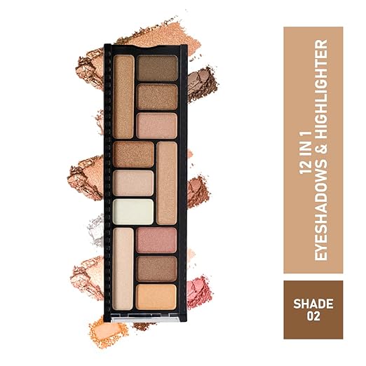 HALF N' HALF MK-15  12IN1 EYESHADOW & HIGHLIGHTER