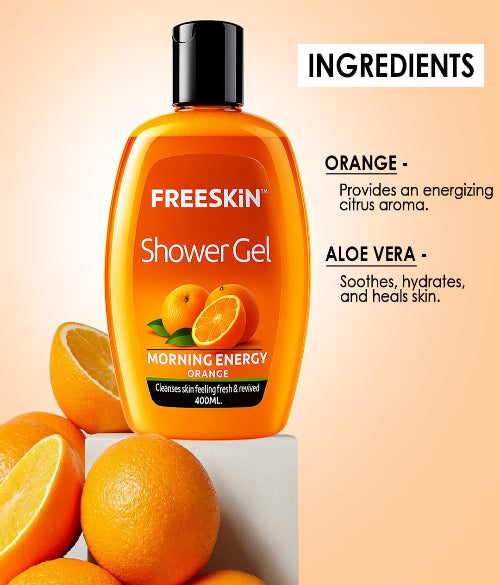 Freeskin MORNING ENERGY ORANGE Shower Gel