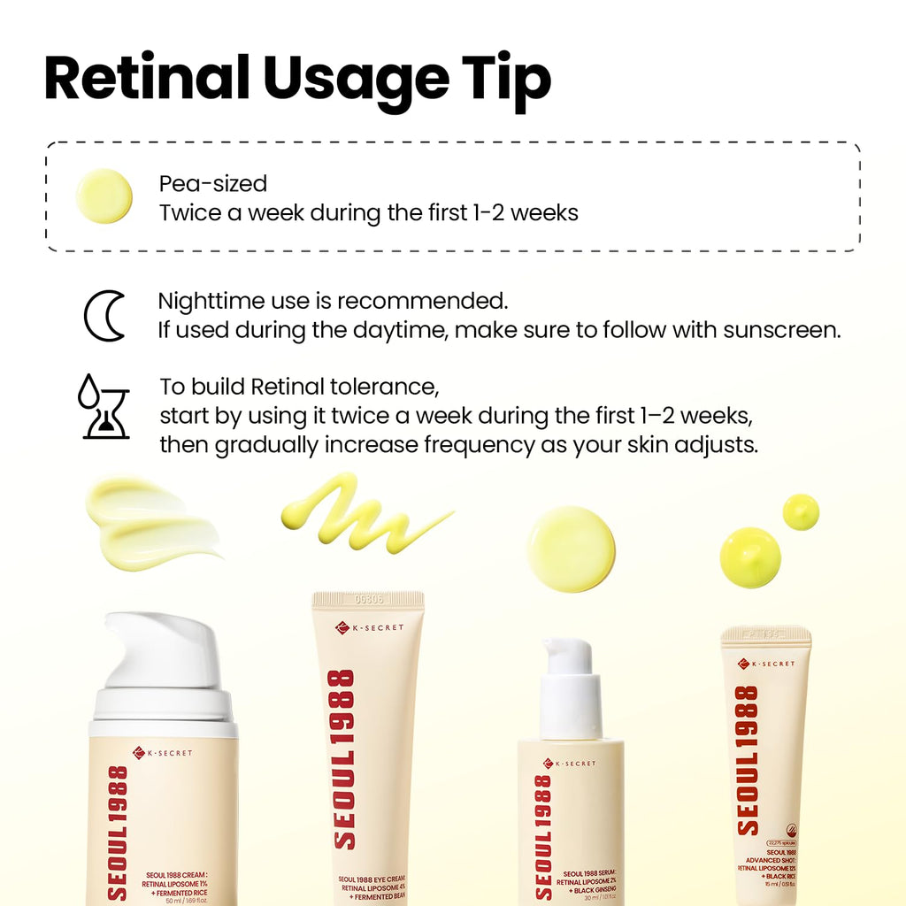 K-SECRET SEOUL 1988 Serum Retinal Liposome 2% Black Ginseng 30ml