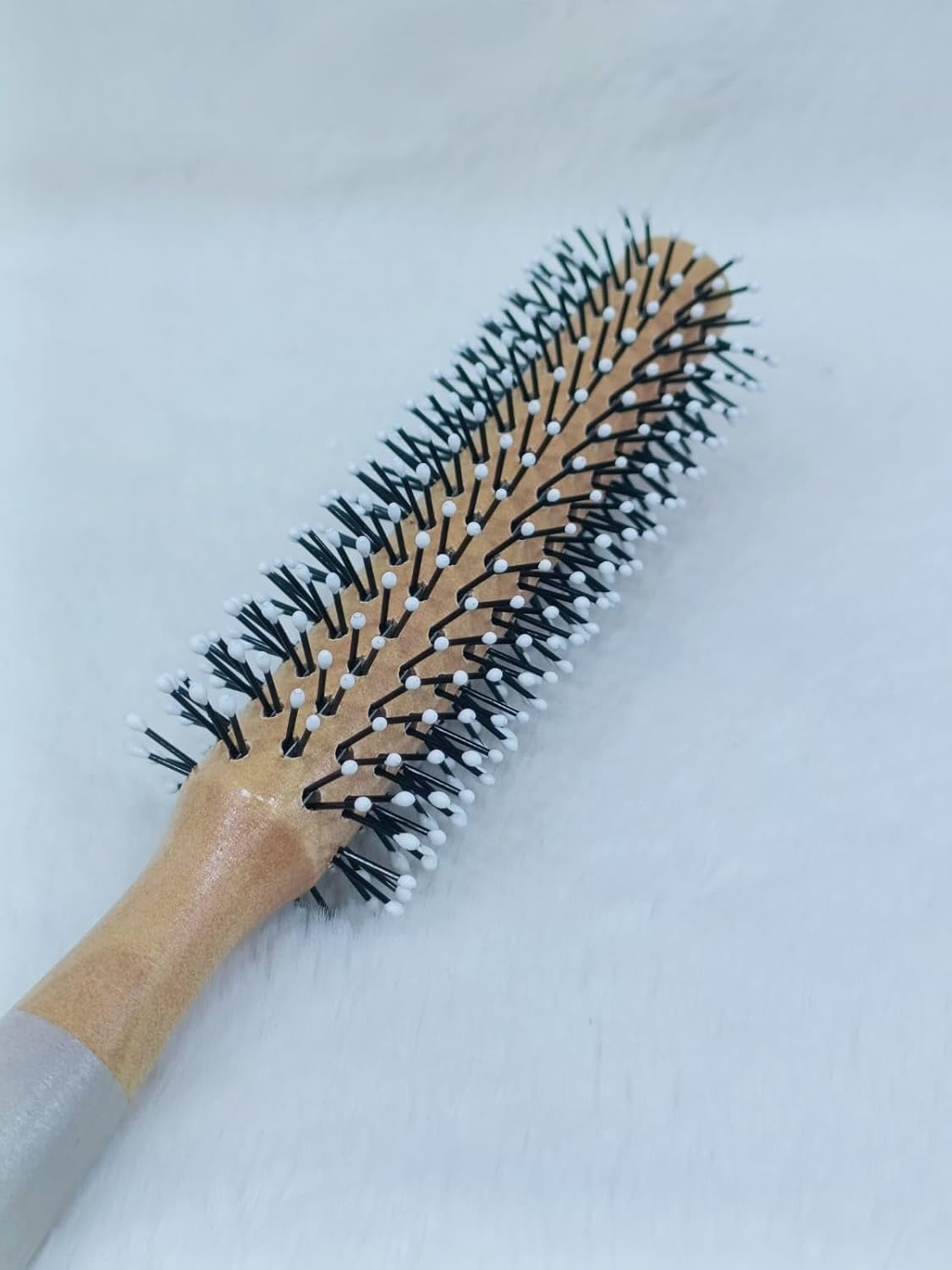 Wooden Round Hair Brush Pear Comb