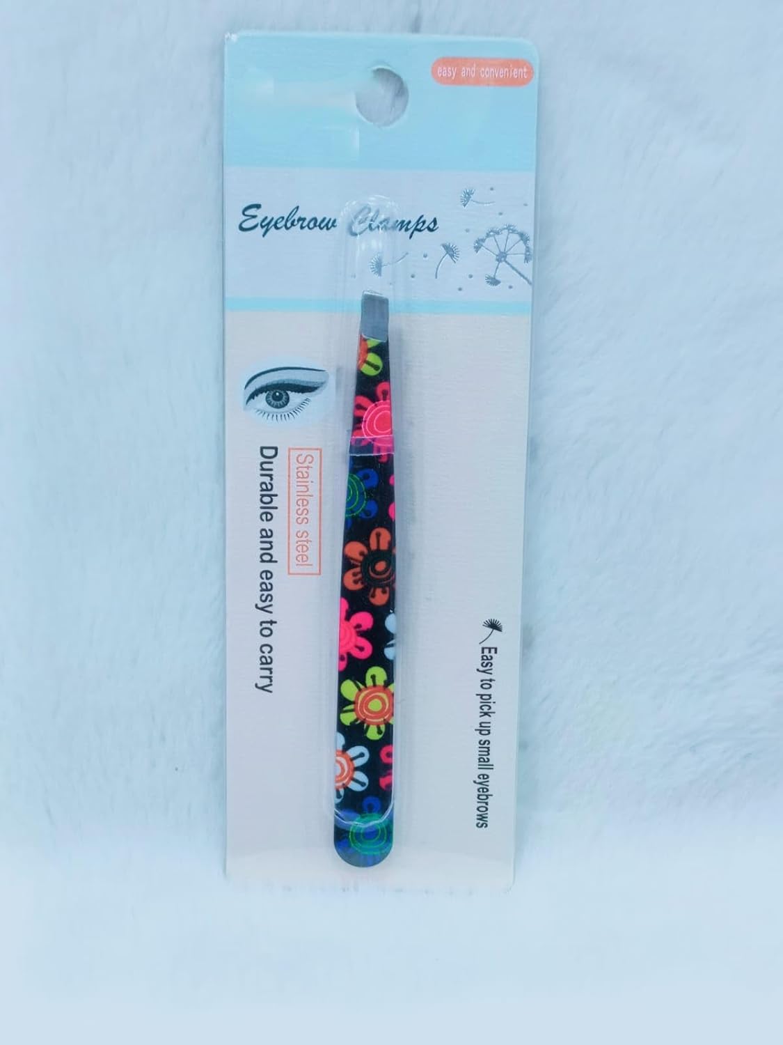 Tweezers For Eyebrows, Professional Slant Tip Tweezer