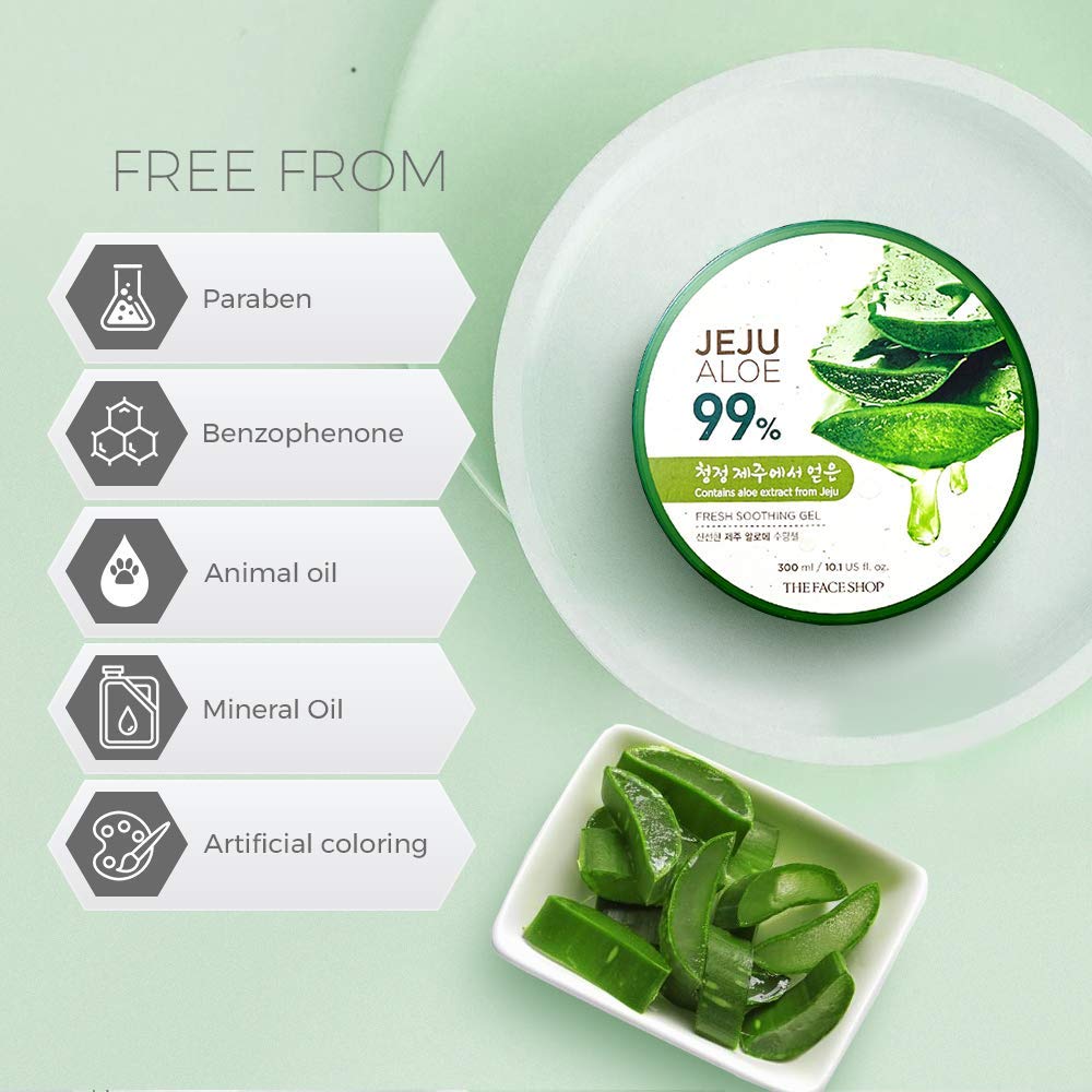 The Face Shop Pure Aloe Vera Gel (300ml)