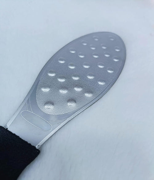 2 Pcs Stainless Steel Foot Scraper – Professional Double Sided Foot File