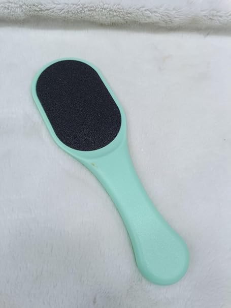 Beauty Foot Scraper featuring a 2 sided surface and durable plastic handle