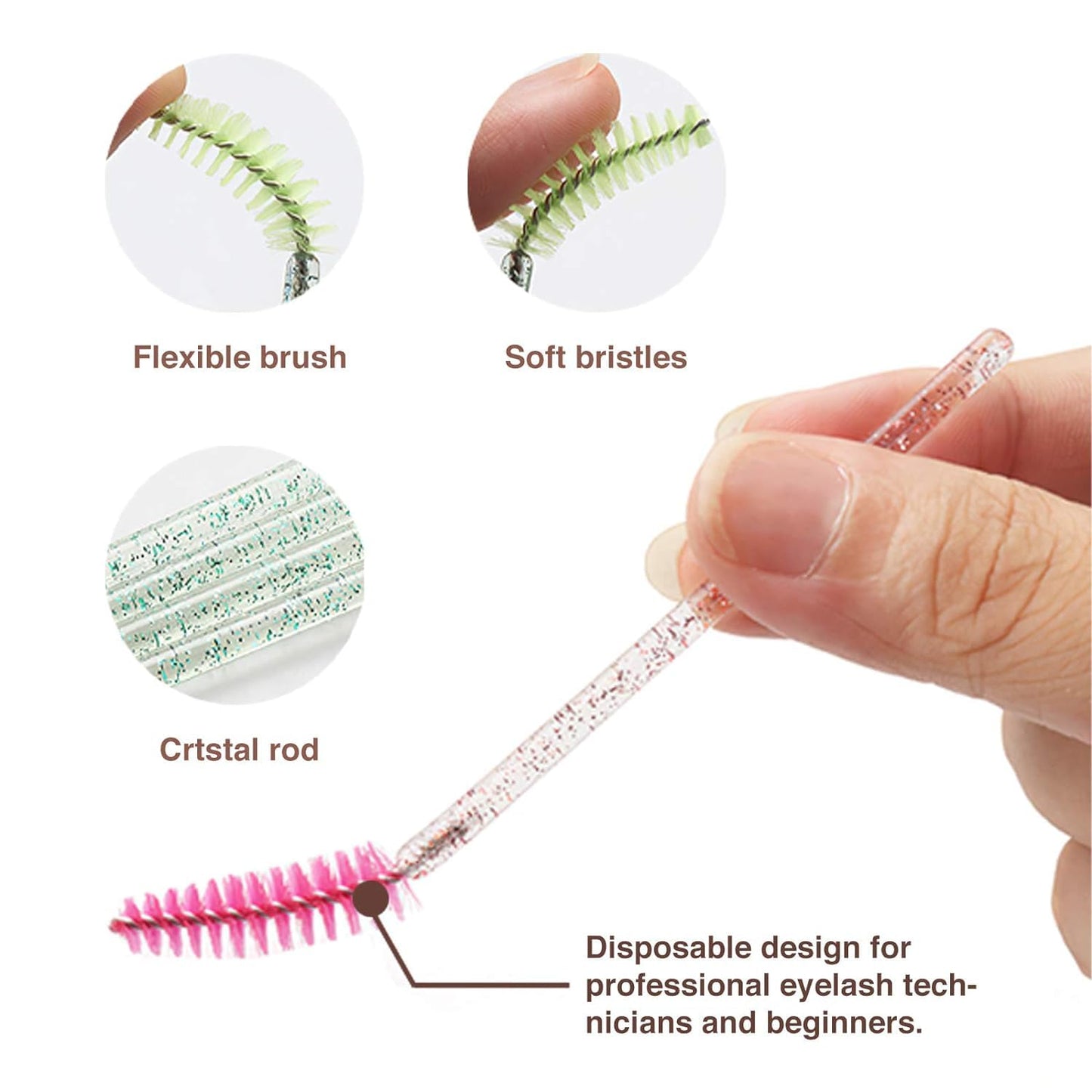 Eyelash Mascara Brushes Wands Applicator