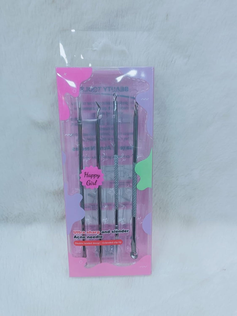 Blackhead Remover & Pimple Popper Tool Kit – Set of 4