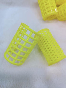 6 Pcs Plastic Hair Rollers (4.0 Size) – DIY Hair Styling Curlers
