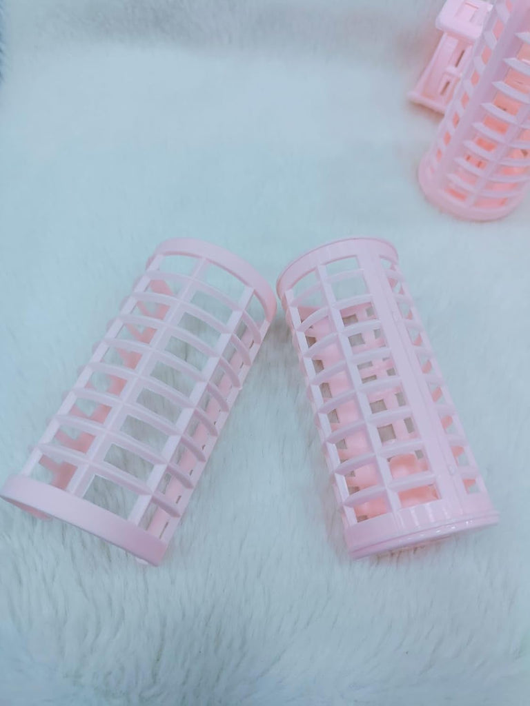 6 Pcs Plastic Hair Rollers  – DIY Extra Volume Hair Styling Tools