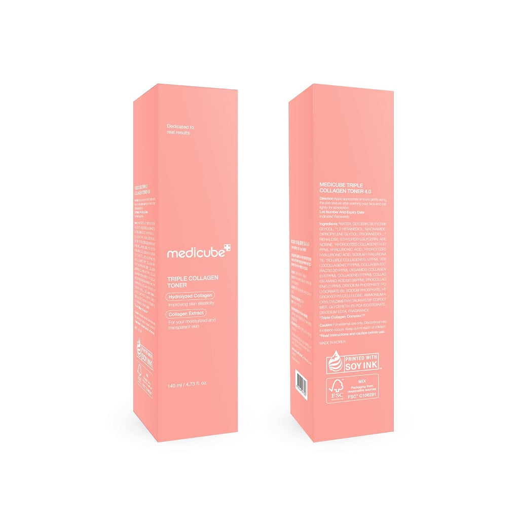 Medicube Triple Collagen Toner for Deep Hydration & Plump Skin (140ml) - The beauty cart