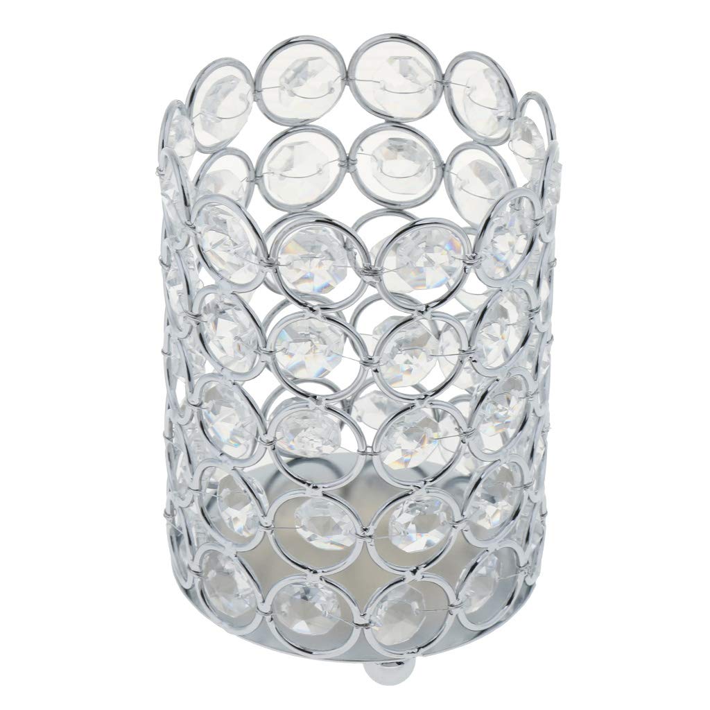 Crystal Hollow Wedding Party Candle Holder Lamp Light Home Decoration (NO.07)
