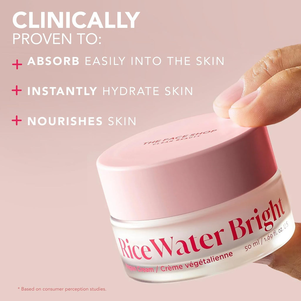 The Face Shop Rice Water Bright Vegan Cream (50 ml)