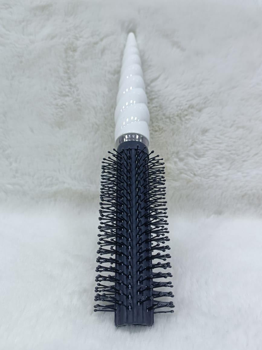 Round Hair Brush with Soft Bristle Roller Curler